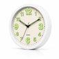 Glow in the Dark Wall Clock 30cm Luminous Numbers & Hands Silent Bedroom Clock Stylish Home Décor AA Battery UK