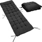 Extra Thick 8Cm Full Length Zero Gravity Chair Only Cushion Soft Padded Seat with Ties Quilted & Breathable Fabric for Recliners Patio Chairs Garden Loungers (170 x 53 x 8 cm)
