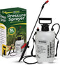 5L Pressure Garden Sprayer Pump with Long Reach Spray Wand | Hand Pump Water Sprayer for Plants, Garden Care, Fertiliser & Cleaning