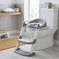 Toddler Potty Training Seat with Adjustable Ladder Steps Non-Slip Kids Toilet Training Seat Safe BPA-Free Toilet Trainer for Boys & Girls