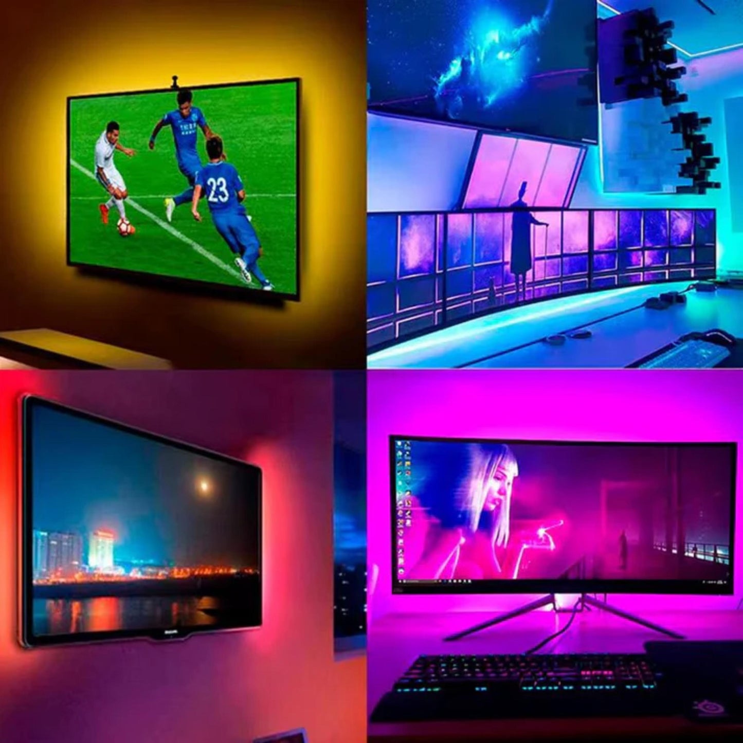 RGB Led Strip Lights 10m Led Room Light with APP Control Flexible Ribbon Led Tape for Room Home Decoration