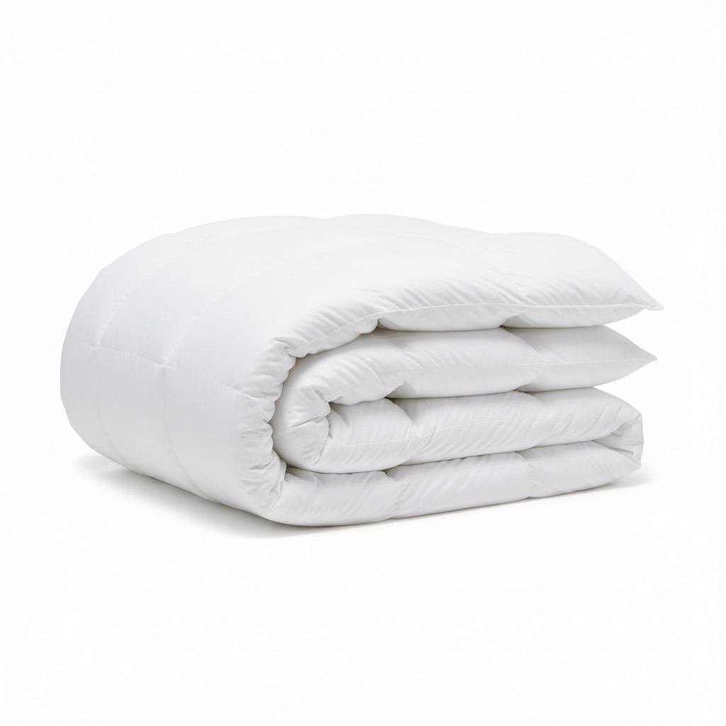 13.5 Tog Duck Feather & Down Duvet All Seasons Quilt with Anti-Dust Mite Down-Proof Cover Soft Warm & Machine Washable