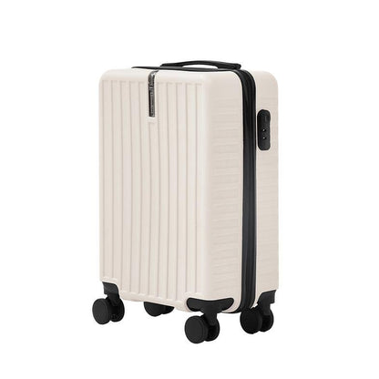 20 Inch Hard Shell Cabin Suitcase TSA Combination Lock 8 Spinner Wheels Side Hook 35L