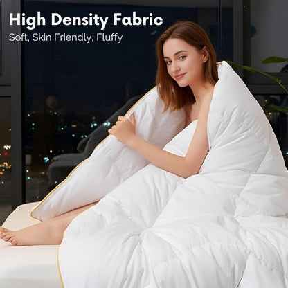 Luxury Feather & Down Duvet Quilt 100% Cotton Cover Warm Soft Breathable Bedding Single Double King Super King Multiple Tog