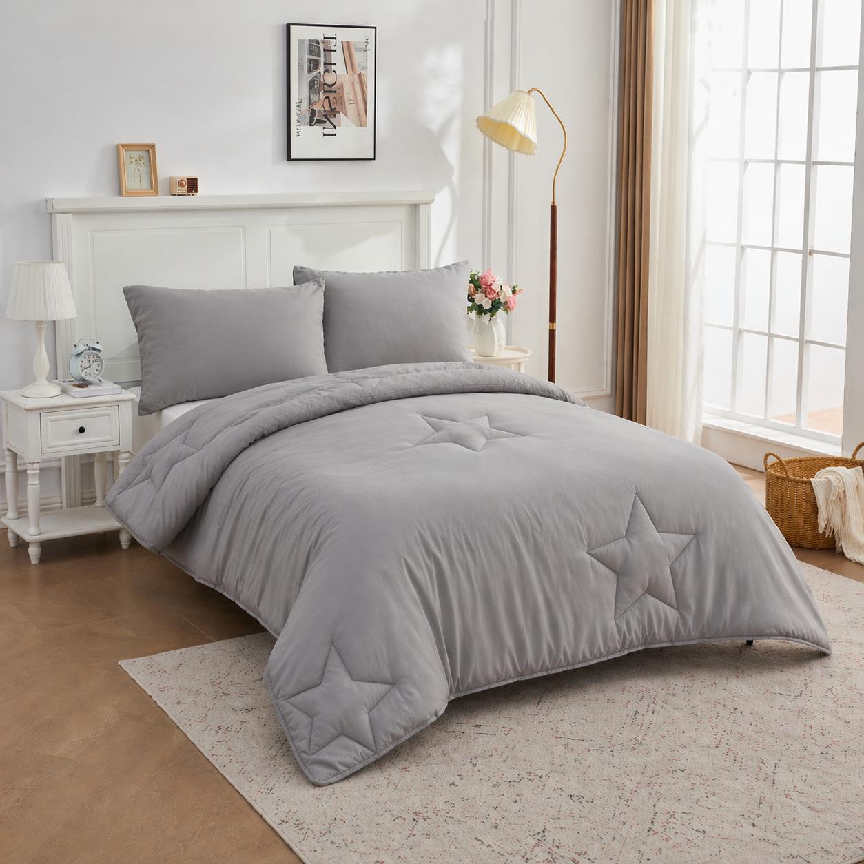 Kids Coverless 10.5 TOG Quilts Single Duvet 135cm x 200cm Double Duvet 200cm x 200cm Girls Boys Gamer Design Quilts with Pillowcases