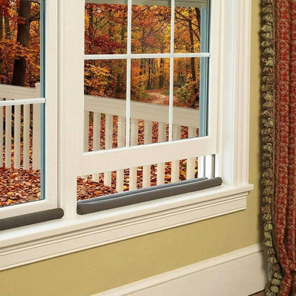 Dual Draft Door Guard Under Door Draught Excluder Door & Window Weather Strip Large Size