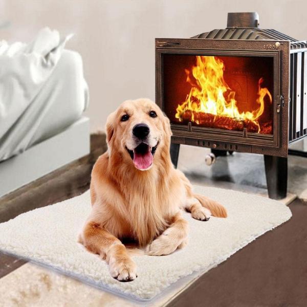New Self Heating Pet Mat Bed Pet Blanket Ideal for Cats and Dogs Self Warming Blanket Cushion Ultra Soft Heated Pad Thermal Pet Mat Blanket