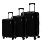 3 Piece Hard Shell Luggage Set – Lightweight ABS Suitcase Set with 4 Spinner Wheels, TSA Lock & Telescopic Handle | Cabin, Medium & Large