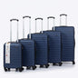 5 Piece Hard Shell Luggage Set with 360° Spinner Wheels, Combination Lock, Lightweight Travel Suitcase Set 18/20/26/29/32 Inch