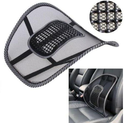 Mesh Back Support Car Seat Mesh Lumbar Support Cushion Chair Support Lower Back Pain Relief Back Posture Corrector With Elastic Strap Back Rest for Home Office Chairs