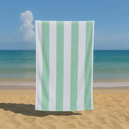 Sand Free Beach Towel Extra Large 100x200cm Kabana Stripe Quick Dry Microfibre Towel for Beach, Pool & Travel