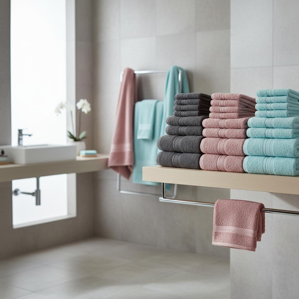10 Pieces Premium Egyptian Cotton Towel Bale set Hotel Quality Face Hand & Bath Towels Soft & Absorbent 500GSM