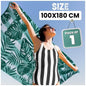 Extra Large Beach Towel Quick Dry Sand Resistant Lightweight Travel Towel XXL 100 x 180 cm Soft Adult Towel