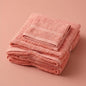 8 Piece Cotton Towel Set with 2 Bath Towels, 2 Hand Towels & 4 Wash Cloths, Soft Bathroom Towel Bundle, Machine Washable