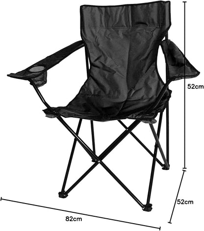 Folding Camping Chair Collapsible Fishing Chair with Carrier Bag Lightweight Portable Hiking Chair with Mesh Cup Holder, Heavy Duty Camping Chair Comfortable Cross Design Seat for Outdoors Camping Fishing Picnics Beach & Travel Green
