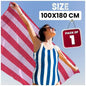 Extra Large Beach Towel Quick Dry Sand Resistant Lightweight Travel Towel XXL 100 x 180 cm Soft Adult Towel