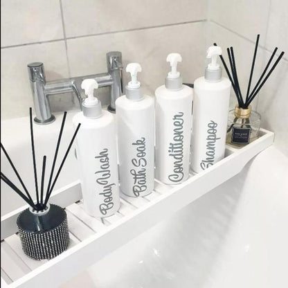 New Bamboo Bathtub Caddy Tray Bathroom Accessories Board Candle Wine Glass Book Tablet iPad & Phone Holders Bath Tub Rack Shelf Storage Organiser