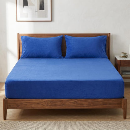 Extra Deep Fitted Sheet 30cm Ultra Soft Microfiber Bed Sheet Single Double King Super King