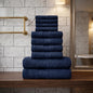 10 Pieces Premium Egyptian Cotton Towel Bale set Hotel Quality Face Hand & Bath Towels Soft & Absorbent 500GSM