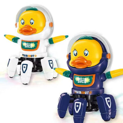 Dancing Astronaut Duck Toy with Lights & Music Interactive Moving Space Duck for Toddlers & Kids Fun Educational Gift & Sensory Play Toy