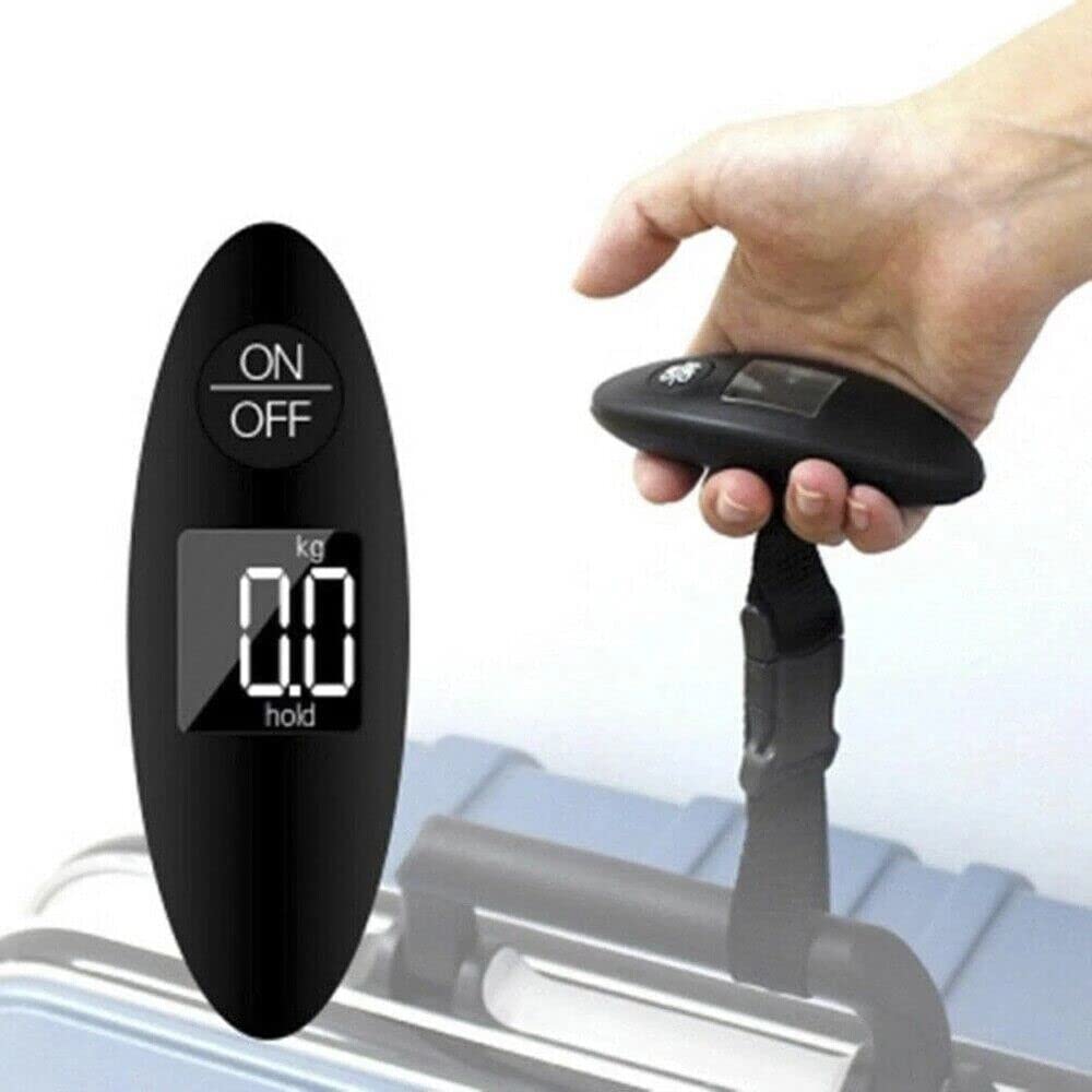 Portable Digital Luggage Scale 40kg Travel Weight Scale with LCD Display Tare Function & Auto Off for Suitcases and Bags