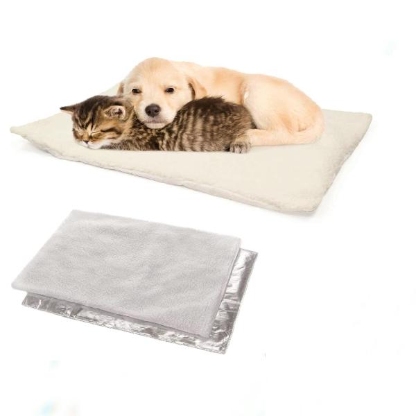 New Self Heating Pet Mat Bed Pet Blanket Ideal for Cats and Dogs Self Warming Blanket Cushion Ultra Soft Heated Pad Thermal Pet Mat Blanket