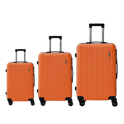 3 Piece Hard Shell Luggage Set – Lightweight ABS Suitcase Set with 4 Spinner Wheels, TSA Lock & Telescopic Handle | Cabin, Medium & Large