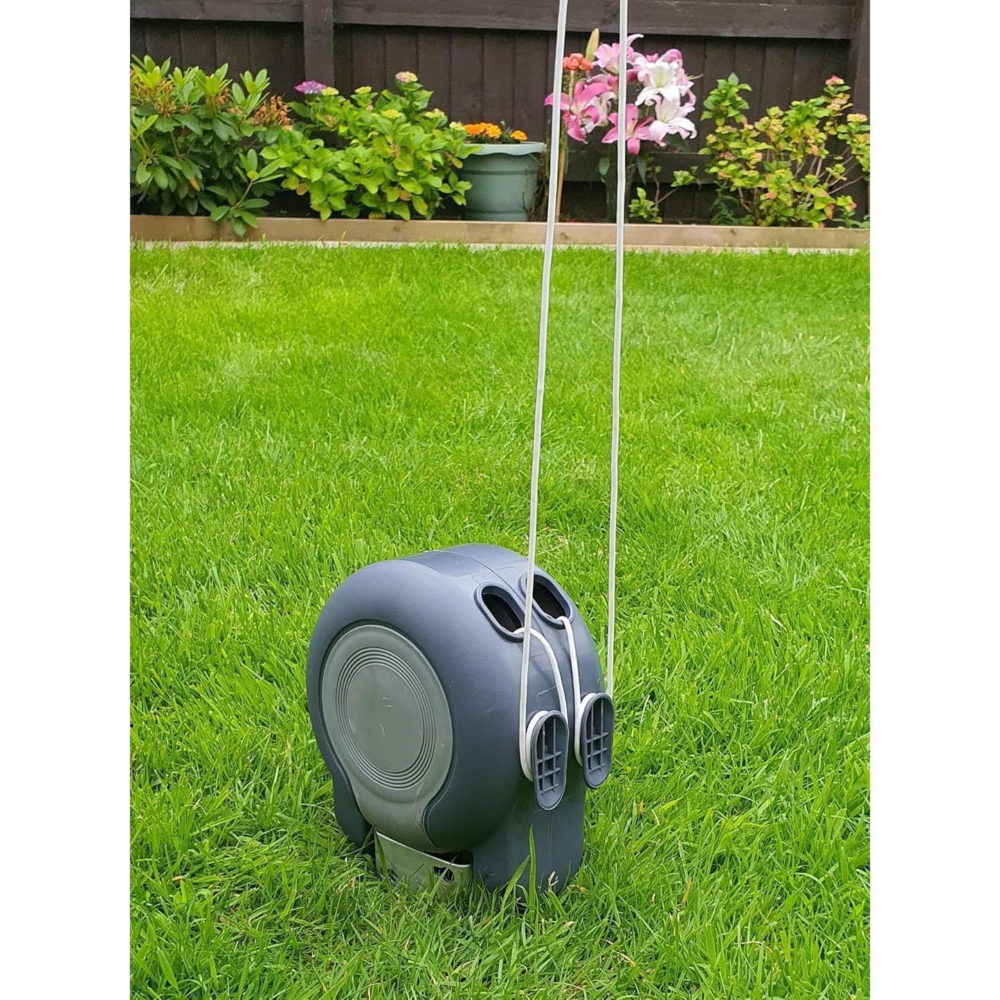 26m Dual Retractable Washing Line Wall Mounted Clothes Airer Indoor Outdoor Heavy Duty Space Saving Laundry Dryer Auto Lock System