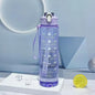 32oz Motivational Water Bottle 1L with Time Marker & Straw Leakproof BPA-Free Sports Hydration Bottle with Hourly Drink Reminder for Gym, Fitness & Office