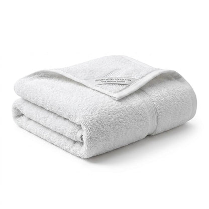 2PC Cotton Bath Towel 500GSM 70x130cm Soft Absorbent Quick Dry Large Towel for Bathroom Home Spa Hotel