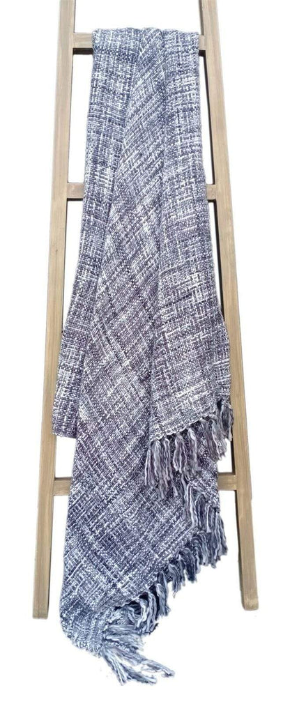 Throw Luxury Blankets Tesselled Decorative Throws for Sofa Bed Blanket