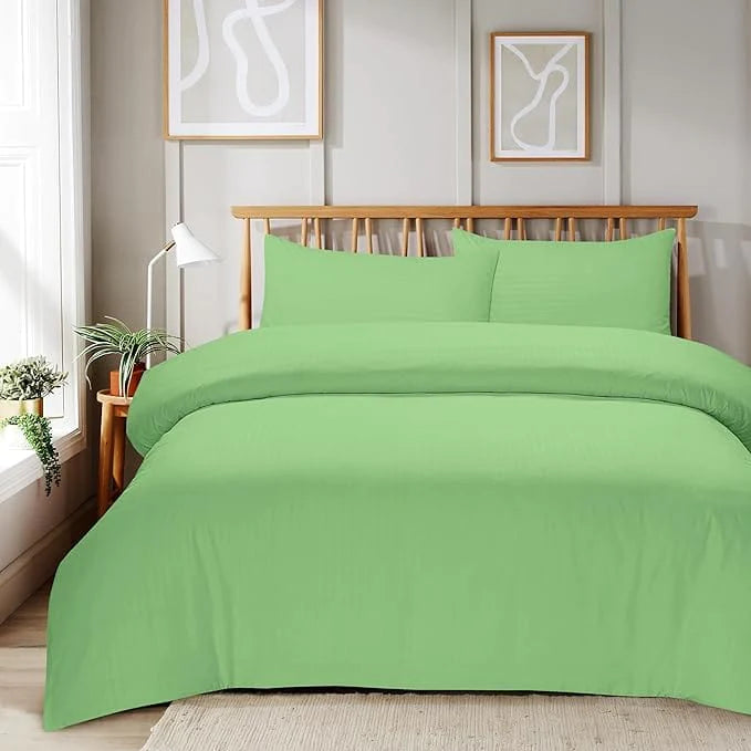 Plain Bedding Duvet Covers stripe Bed Sets Single Double King Size Quilt Covers