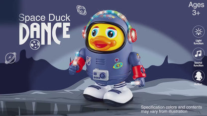 Dancing Astronaut Duck Toy with Music & LED Lights  Interactive Walking Space Duck Toy for Kids, Musical Educational Toddler Toy for Boys & Girls Age 3+
