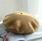 Plain Women Beret Hat Wool Autumn Ladies Girls Fashion Hats French Beret Winter