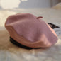 Plain Women Beret Hat Wool Autumn Ladies Girls Fashion Hats French Beret Winter